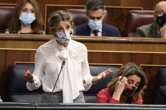 Ione Belarra e Irene Montero preocupadas por Yolanda Díaz