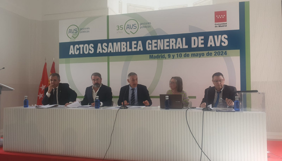 Asamblea General de la Asociación Española de Gestores Públicos de Vivienda y Suelo (AVS). En Madrid, a 9 de mayo de 2024.